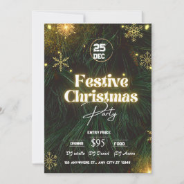 Convite de festas de Natal