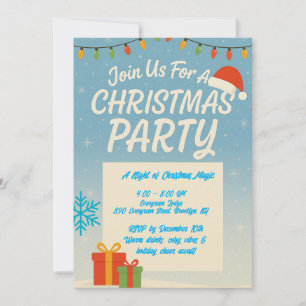 Convite de festas de Natal