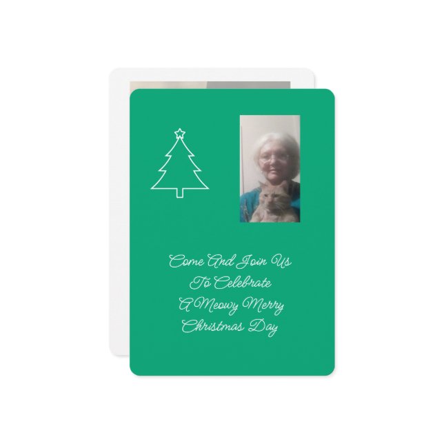 Convite de festas de Natal (Frente/Verso In Situ)