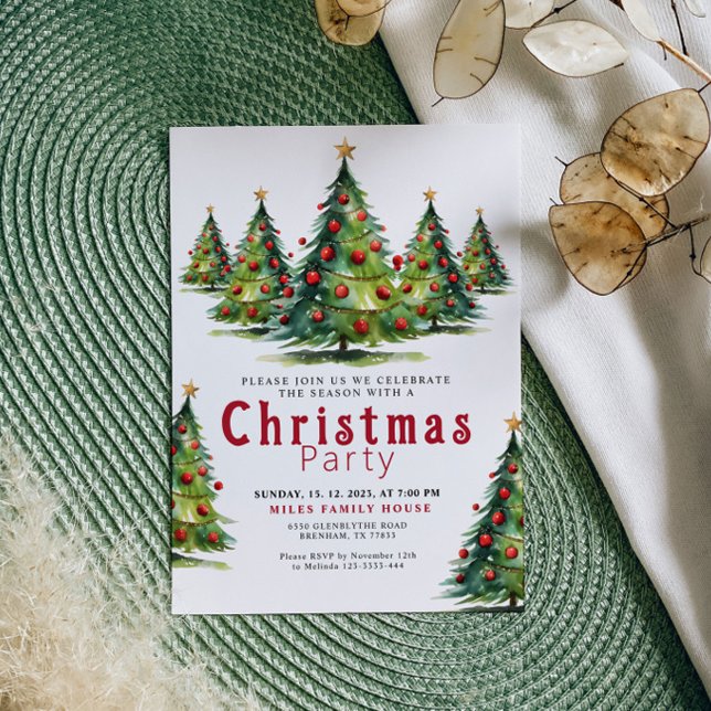 Convite de festas de Natal (Criador carregado)