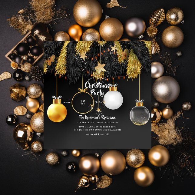 Convite de festas de Natal (Criador carregado)