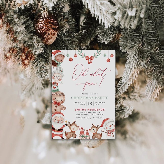 Convite de festas de Natal (Criador carregado)