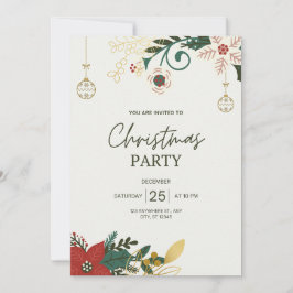 Convite de festas de Natal