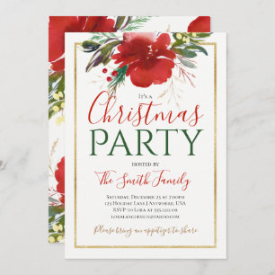 Convite de festas de Natal