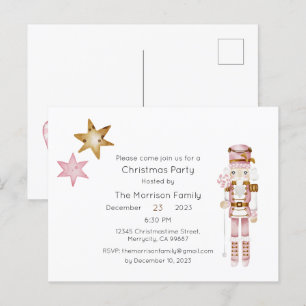 Convite de festas de Natal, Cartão postal do Convi