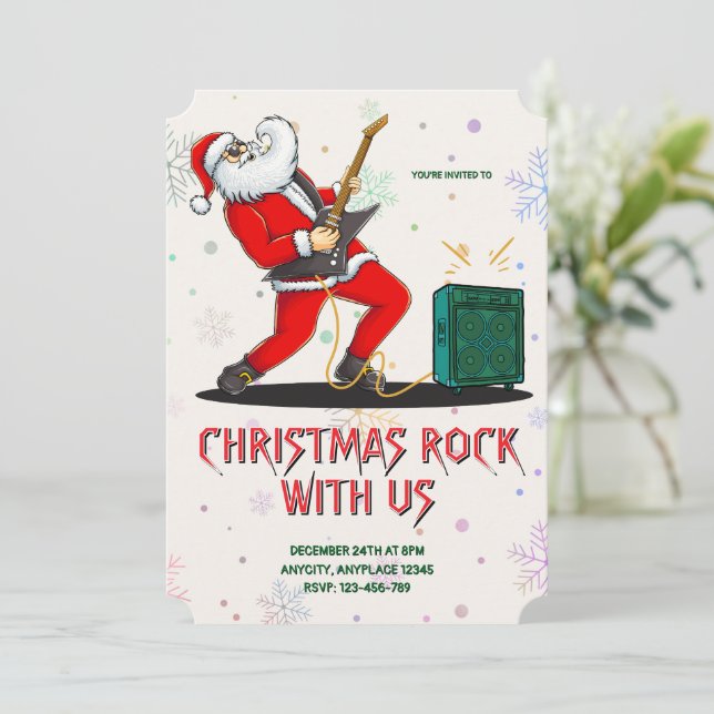 Convite de festas de Natal, Convite para Crianças (Em pé/Frente)