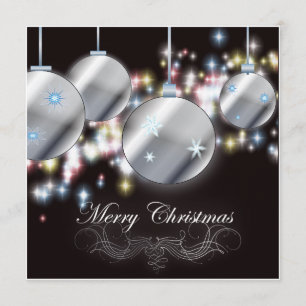 Convite de festas de Natal Corporativo Elegante