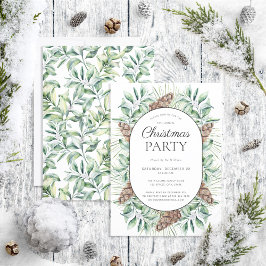 Convite de festas de Natal do Quirô Moderno de inv