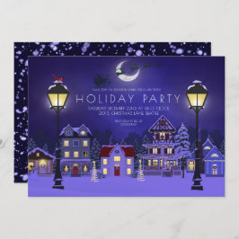 Convite de festas de Natal Elegant Homes Holiday