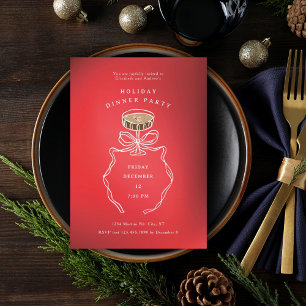 Convite de festas de Natal Espresso Martini