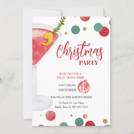 Convite de festas de Natal, Festa de Natal