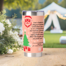 Convite de festas de Natal mágico | Elegante Holid