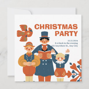 Convite de festas de Natal Moderno Minimalista