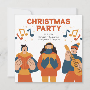 Convite de festas de Natal Moderno Minimalista