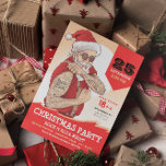 Convite de festas de Natal Rock N Roll Santa Claus<br><div class="desc">🎸 soltar o espírito festivo do rock 'n' roll com nossos Convites de festas de Natal Rock N Roll Papai Noel! 🎅 🎉 personalização sem esforço: eleve sua celebração de feriado personalizando seus convites sem esforço. Nossos modelos pré-projetados servem como a canvas perfeita para sua criatividade. 🖌️ Ferramenta de Design...</div>