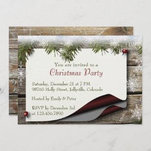 Convite de festas de Natal Russo