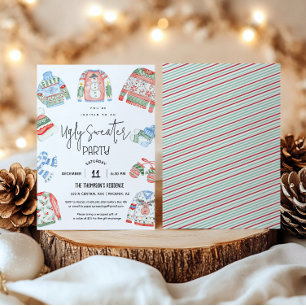 Convite de festas de Natal suave