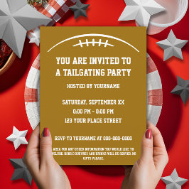 Convite de festas de Personalização de Futebol