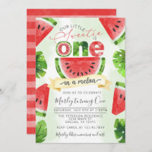 Convite de festas de primeiro aniversario de melan