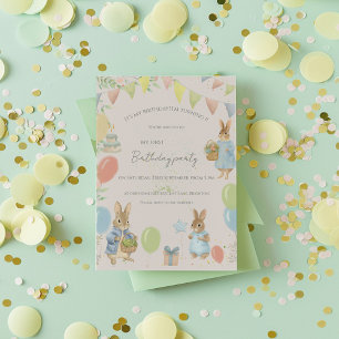 Convite de festas de primeiro aniversario Peter Ra