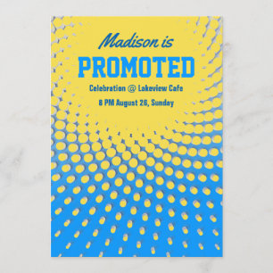 Convite de festas de Promoção de Emprego