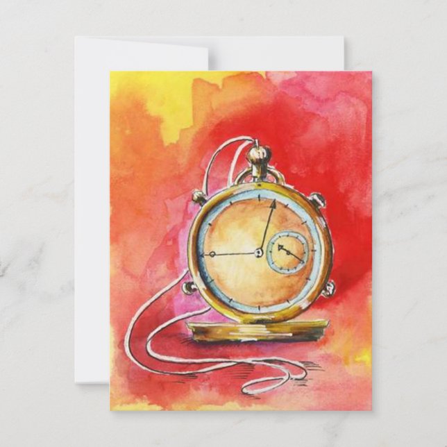 CONVITE DE FESTAS DE REFORMA ~ ÁGUA DE BOLSO DOURA (Frente)