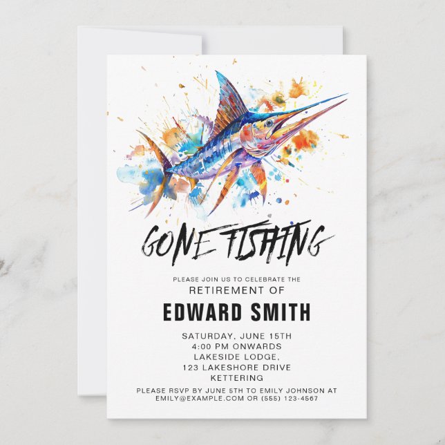 Convite de festas de Reforma da Pesca (Frente)