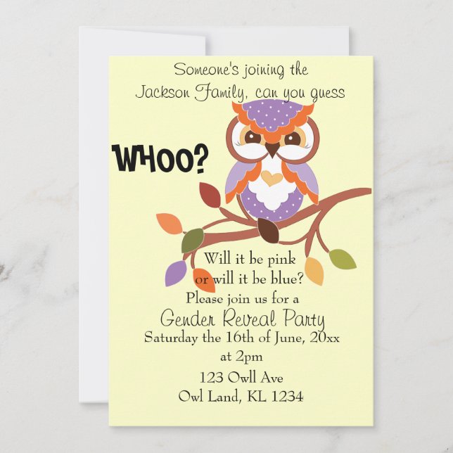 Convite de festas de Revisão de Gênero (Frente)