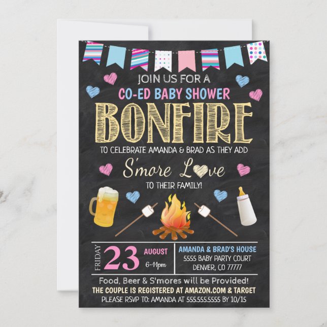 Convite de festas de Revisão de Gênero (Frente)