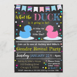 Convite de festas de Revisão de Gênero