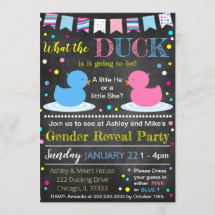 Convite de festas de Revisão de Gênero