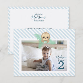 Convite de festas de segundo aniversário Feliz par