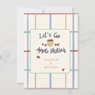 Convite de festas de Separação de Maçã