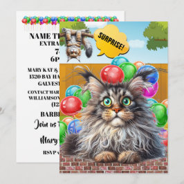 CONVITE DE FESTAS DE SURPRESA