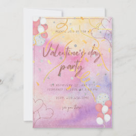 Convite de festas de tema de água