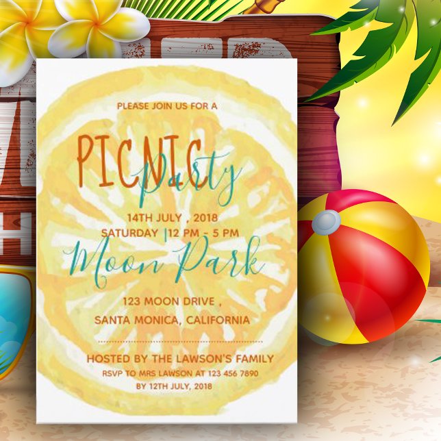 Convite de festas de Verão (Criador carregado)