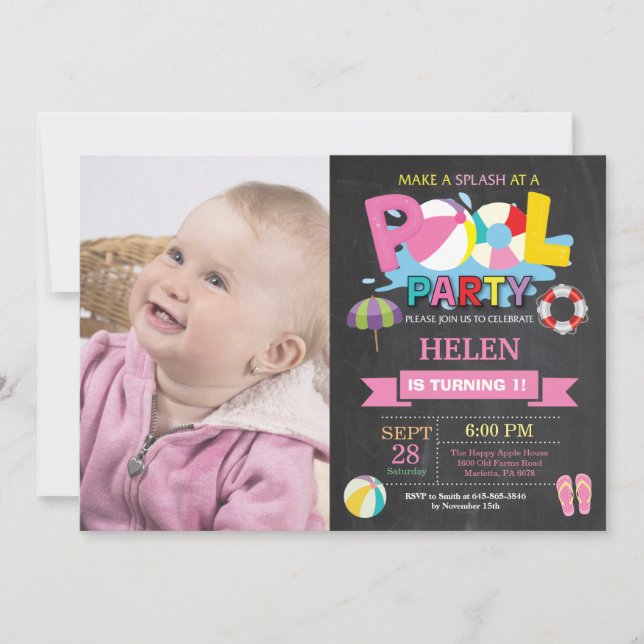 Convite de festas de Verão Escalha (Frente)