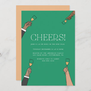 Convite de festas de Véspera de ano novo de Champa