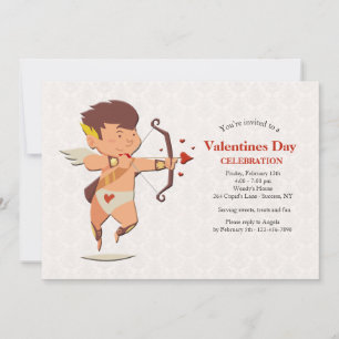 Convite de festas Dia de os namorados Cupid