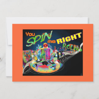 Convite de festas DJ Dance