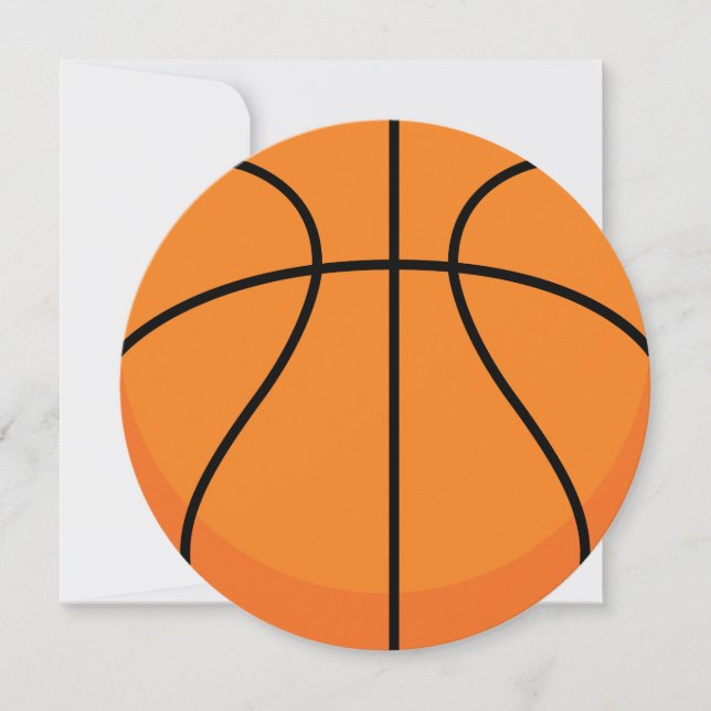 Convite de festas do basquetebol do tema dos (Frente)