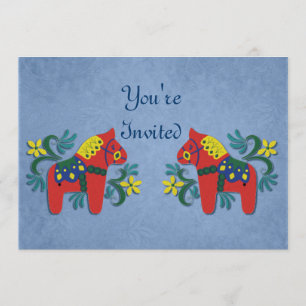 Convite de festas do cavalo de Dala