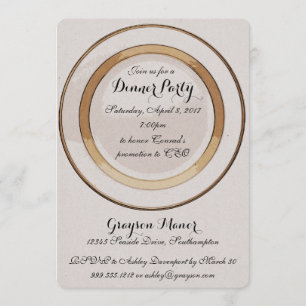 Convite de festas do comensal