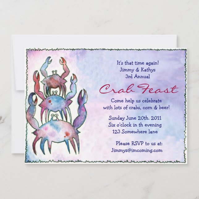 Convite de festas do comensal do BANQUETE do FEST (Frente)