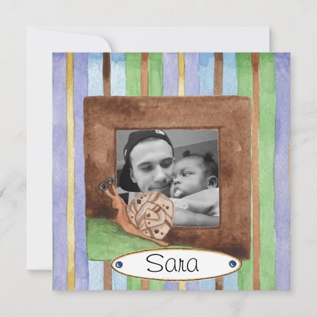 convite de festas do dia da adopção (Frente)