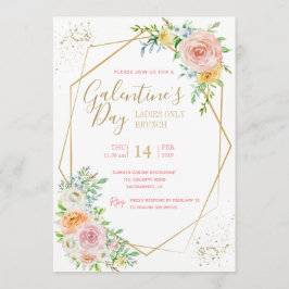 convite de festas do Dia da Galentina