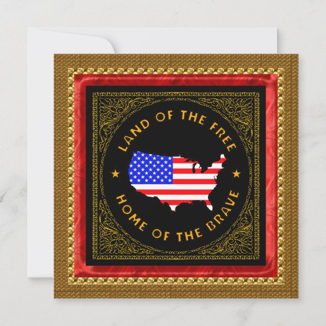 Convite de festas do Dia da Independência (Frente)