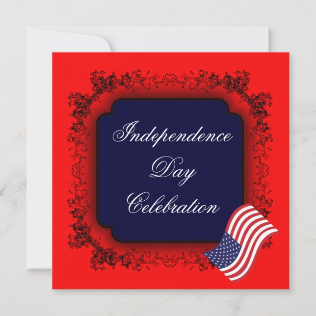 Convite de festas do Dia da Independência (Frente)