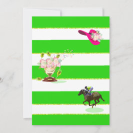 Convite de festas do Dia Derby da Corrida dos Cava