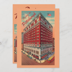 Convite de festas do Hotel Vintage Pittsburgh